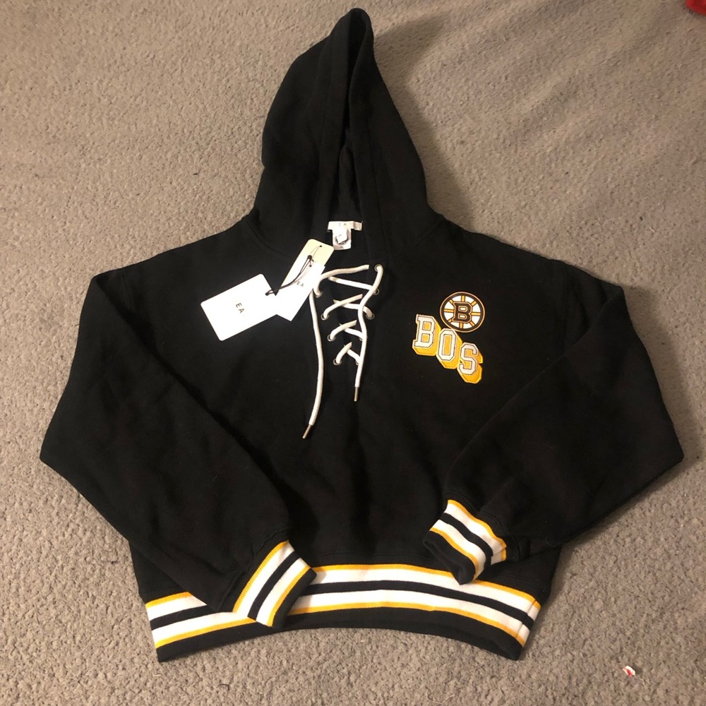 🔥🔥NHL Boston Bruins Sweater WEAR by Erin Andrews Black Apparel